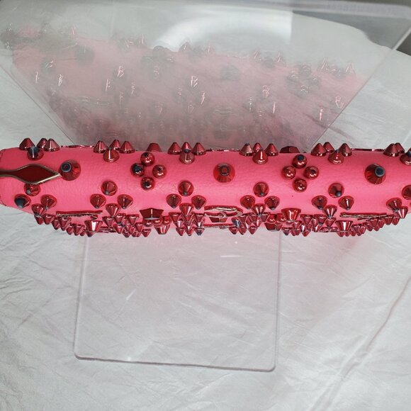 Christian Louboutin Panettone logo studs Zip Around Long Wallet - Picture 7 of 13